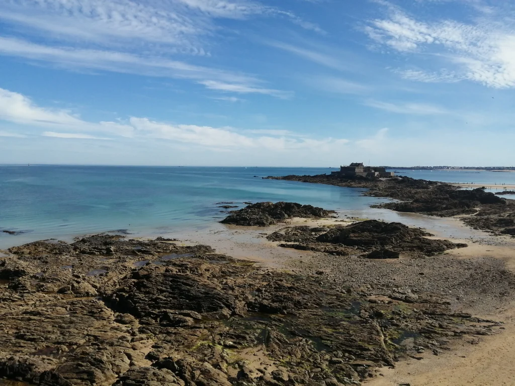 Vue de la mer Saint Malo