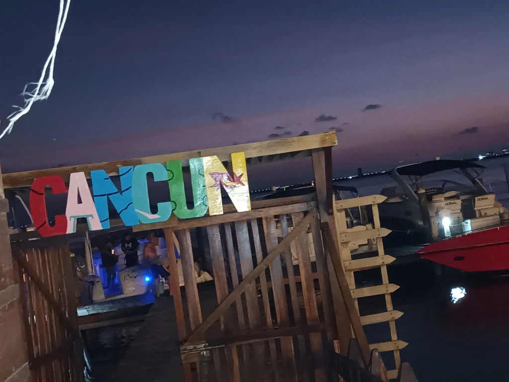 Coucher de soleil à Cancun