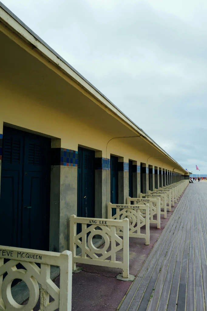 promenade des planches à Deauville