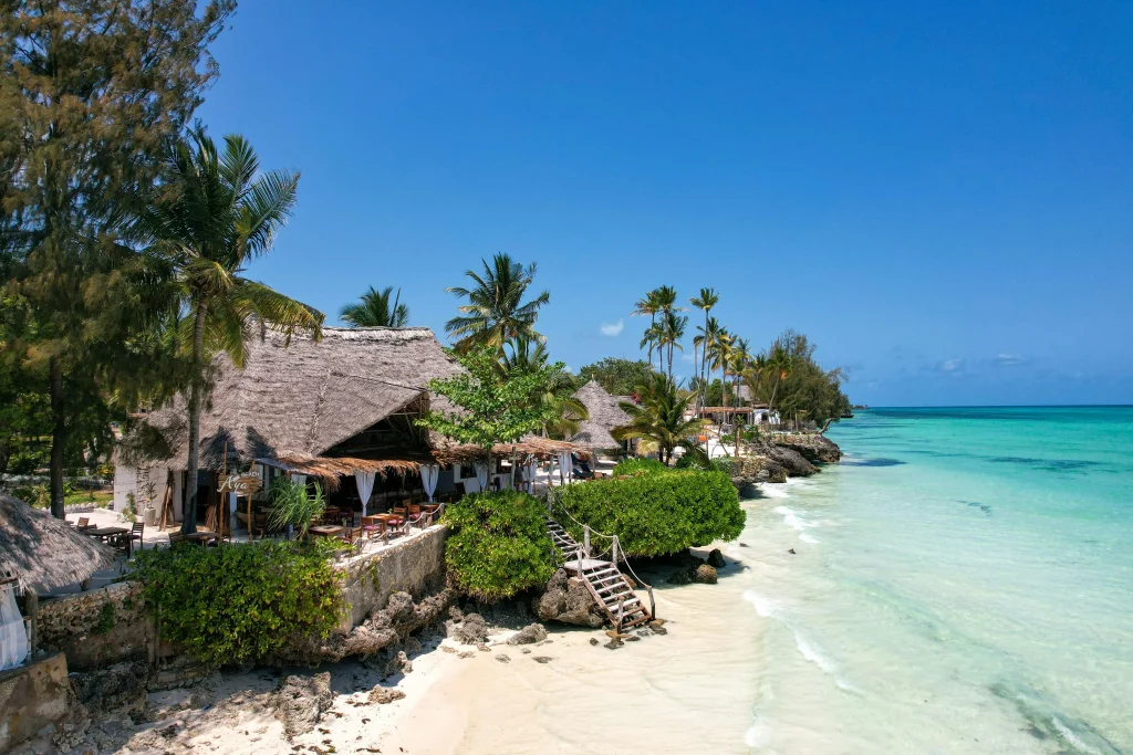 plage à zanzibar