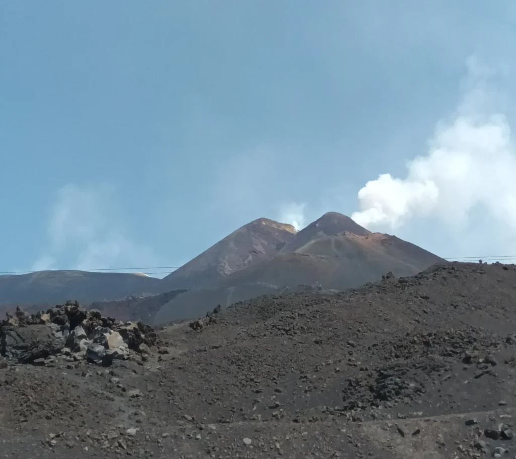 Volcan en Sicile Italie