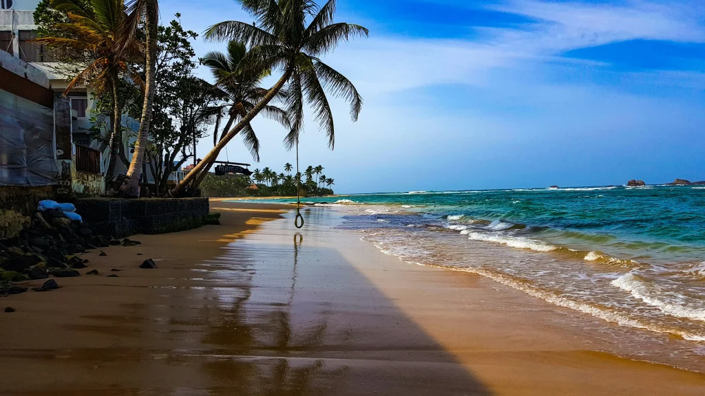 Hikkaduwa Beach au Sri Lanka