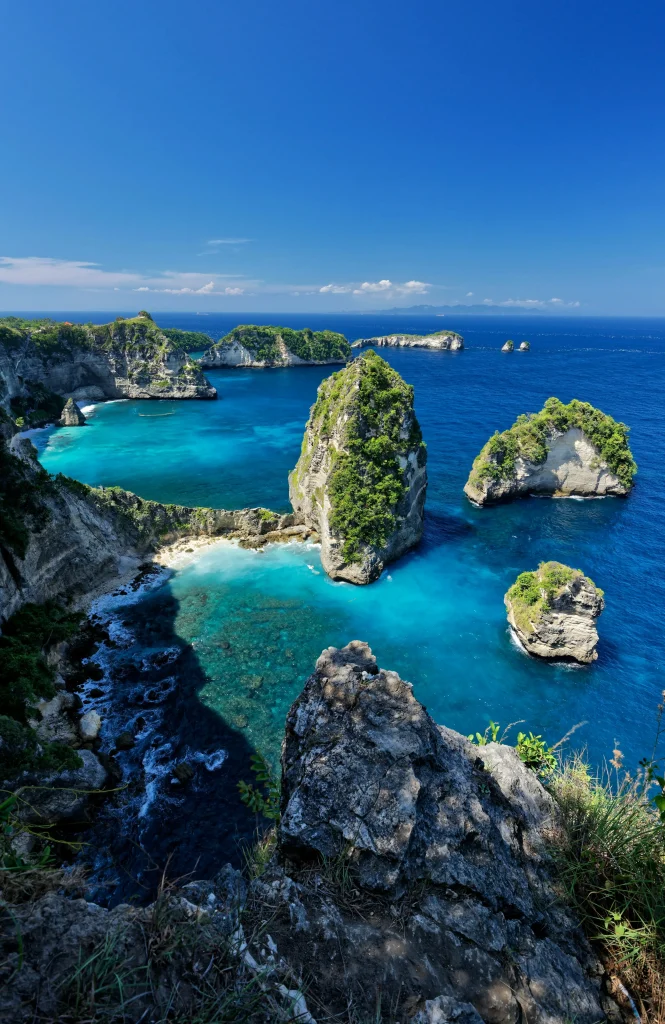 Diamond Beach à Nusa Penida fait parti des plus belles plages d'Indonésie
