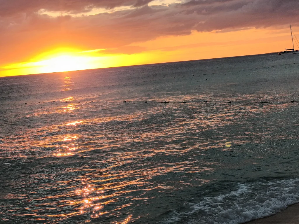 Sunset Dominicus Beach