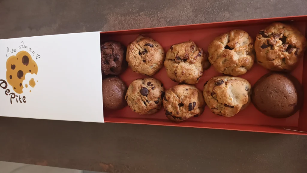 Cookies délicieux durant mon séjour à La Rochelle