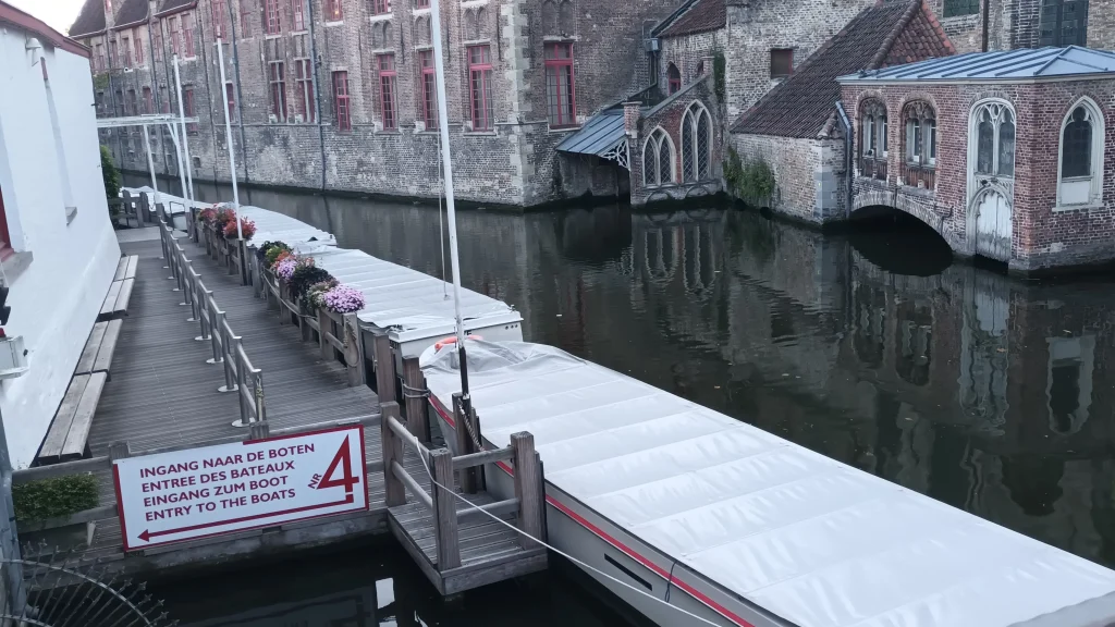 excursion bateau sur les canaux de Bruges