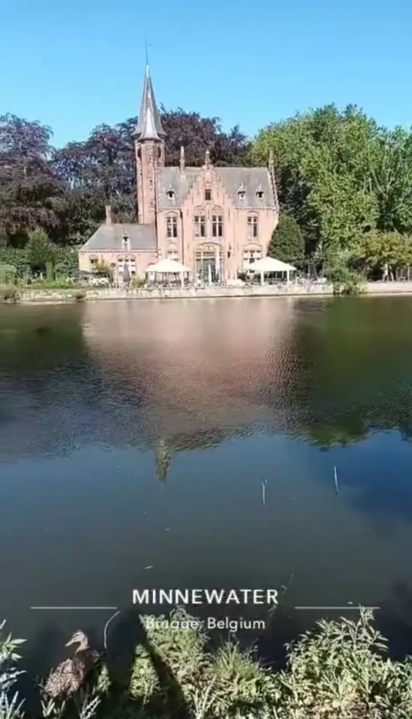 Minnewater à Bruges, "La Venise du Nord"