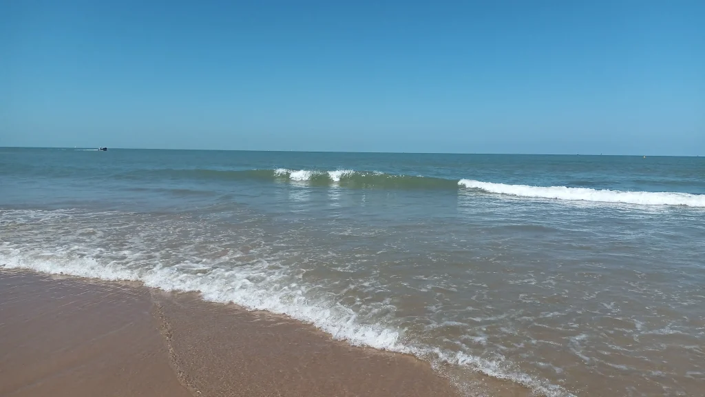 Plage d'Ostende durant mon week end à Bruges